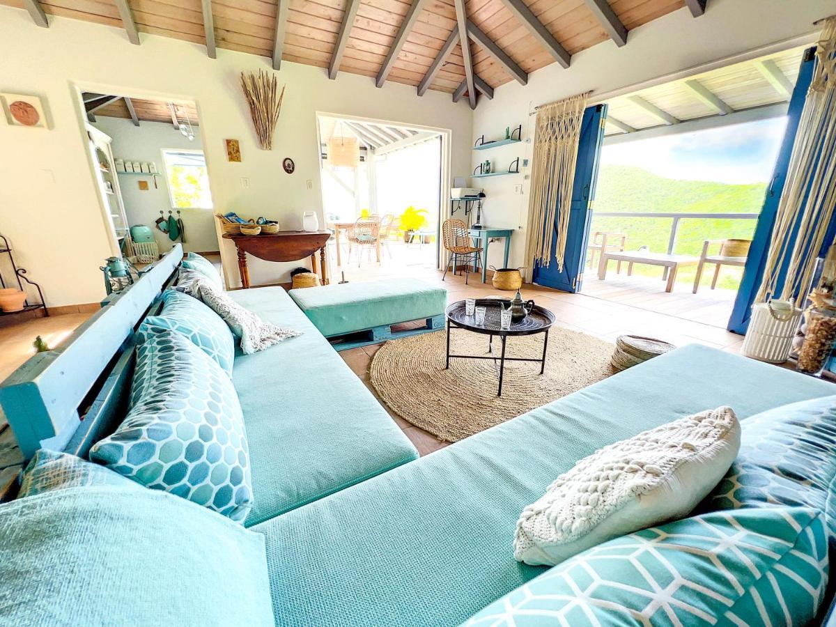 Aquamarine, Private Room In Villa Casa Blue Pool Sea View Koolbaai Extérieur photo